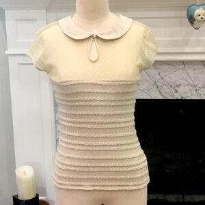 Free People Lace Top! Sz. XS